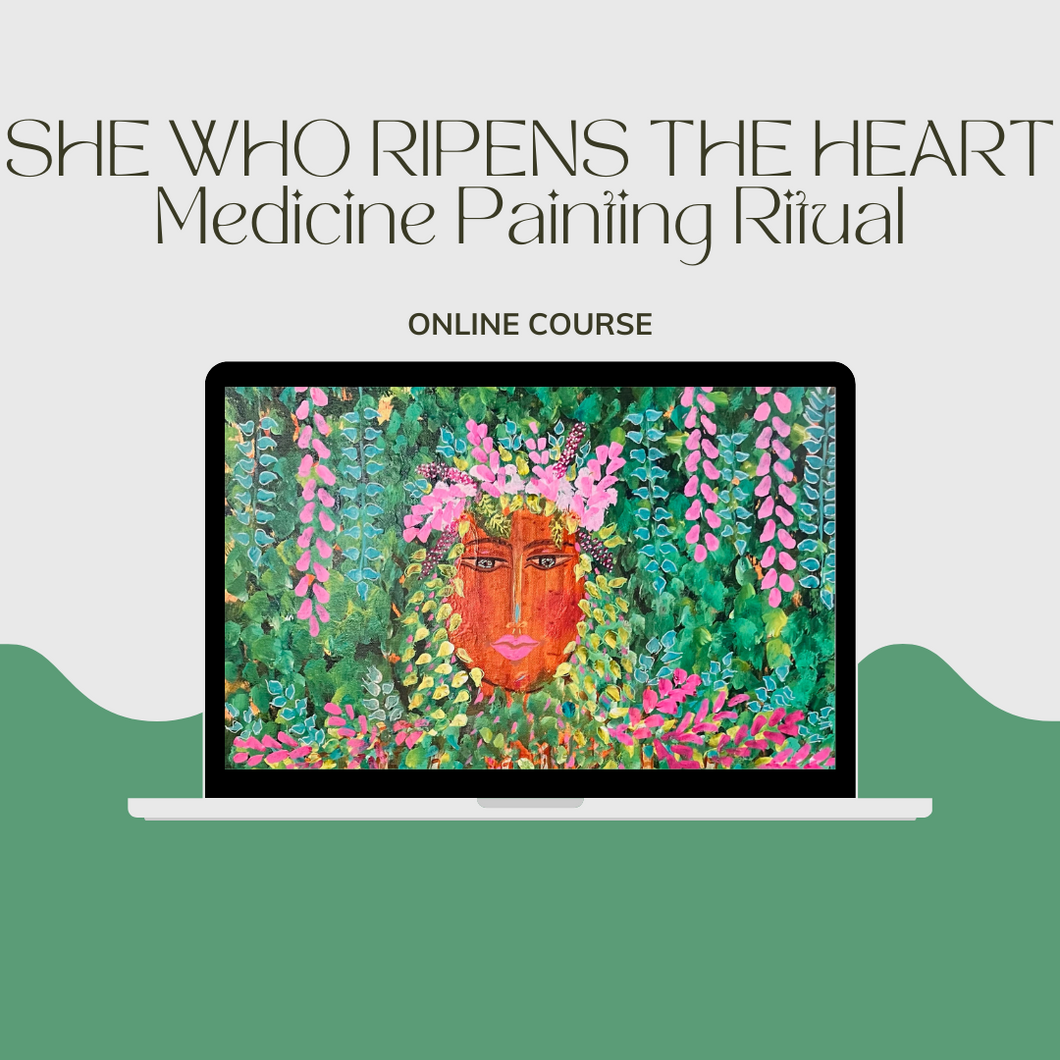Medicine Painting Ritual under the Full Berry Moon