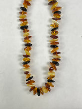 Multi-Color Polished Baltic Amber Chips Necklace