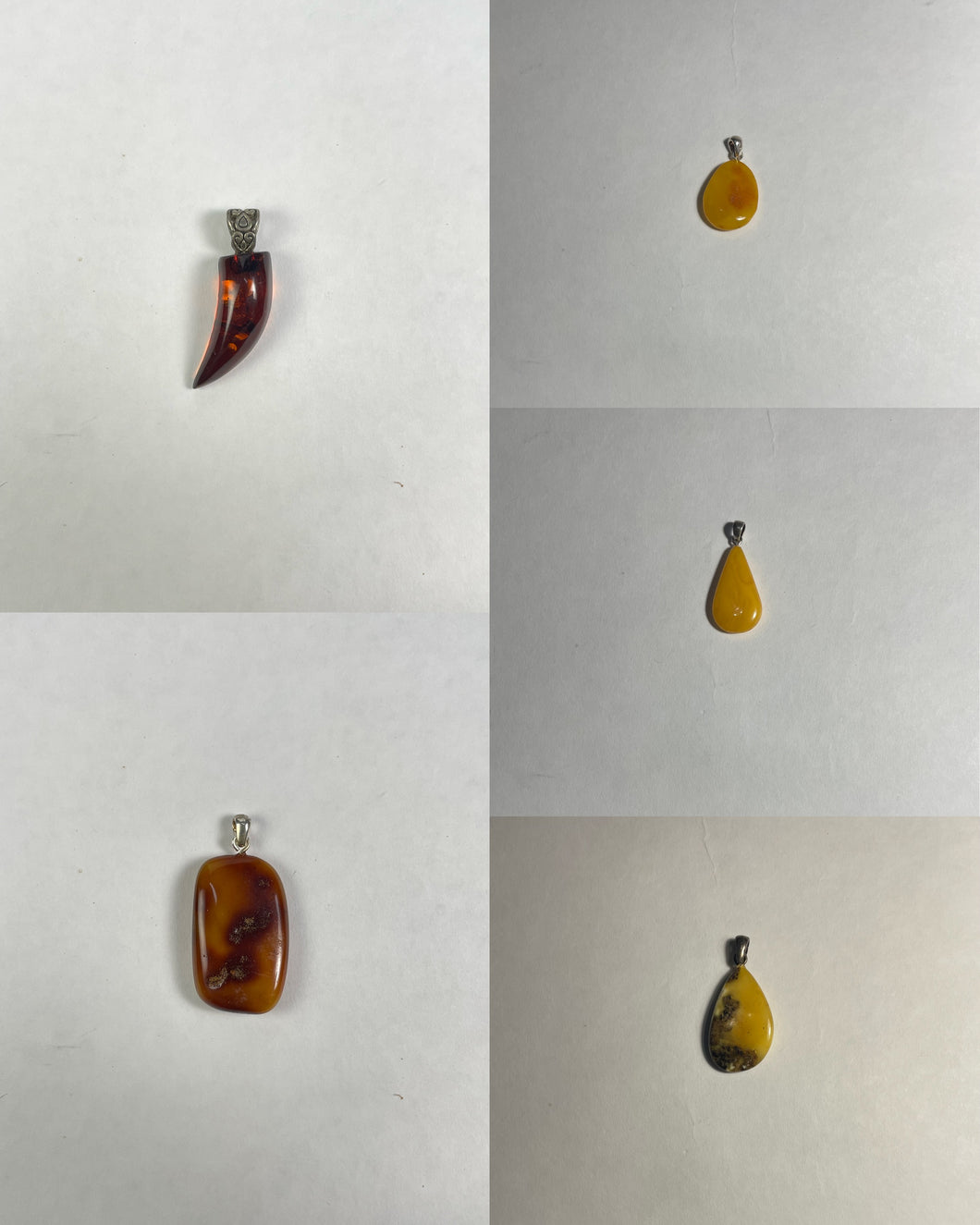 Baltic Amber Pendants