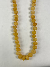 Baroque Raw Baltic Amber Necklace in Butter