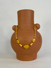 Butter & Cognac Baltic Amber Pendant Beaded Necklace