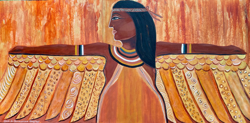 Isis Fans Her Wings Print