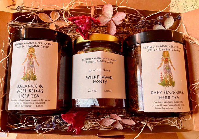 Herb Tea and Honey Collection